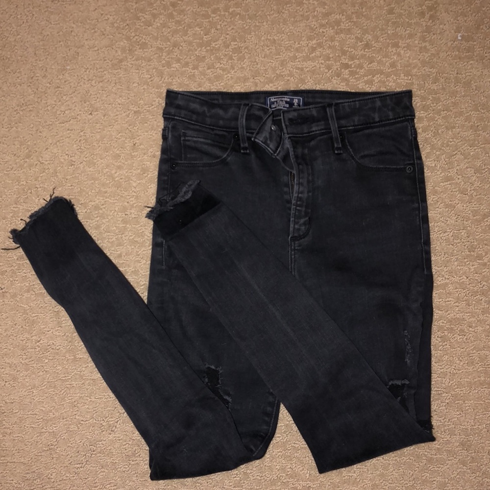 Abercrombie and Fitch Simone high rise ankle Jean